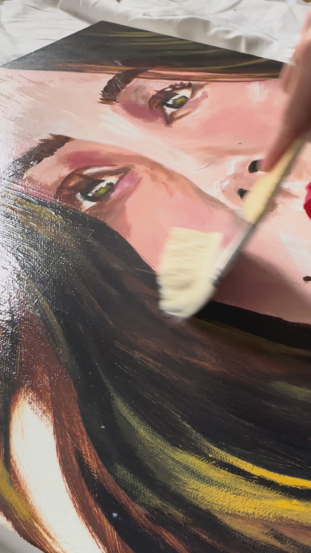 Kiss in Paris - Original Painting